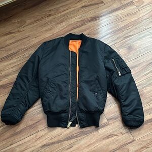 Black Bomber Jacket